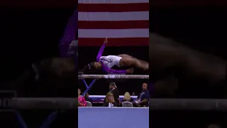 Simone Biles Magical Back Double Layout Half Turn - International Gymnastics Official