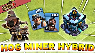 Th 13 Hog Miner Hybrid Best Attack Strategy clashofclans HD Clash