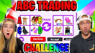 ABC Alphabet Trading Challenge! *SPEED TRADING* Adopt Me!