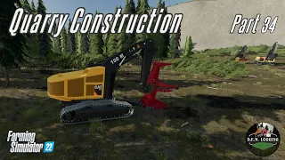 Building a Limestone Quarry Part 34 - Farming Simulator 22