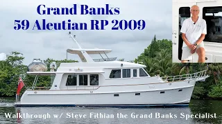 Grand Banks 59 Aleutian RP 2009 Yacht Tour Walkthrough - Steve Fithian