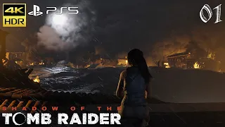 The First Hour of Shadow of the Tomb Raider (2018) PS5 4K HDR #1 The Dagger