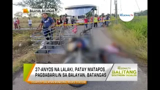 Balitang Southern Tagalog: Lalaki, Patay sa Pamamaril