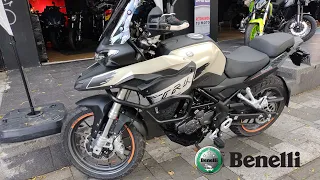 ASI ES LA Nueva BENELLI TRK 251X |MODELO 2024| versión color arena, precio.