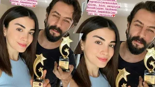 Ozge Yağiz & Gokberk demirci best couple award moment viral reels ||emir and rehan insta story||