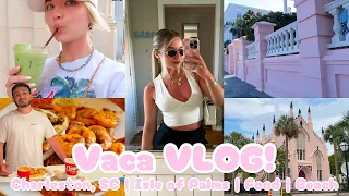 Charleston TRAVEL VLOG! Isle Of Palms Beach, FOOD, Exploring Downtown, Shopping