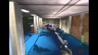 N64 Perfect Dark walkthrough: dataDyne Central Defection. (Mission 1)