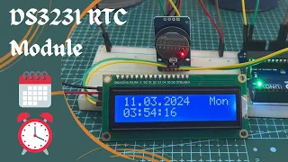 DS3231 RTC Module with LCD Display || Arduino Project  || #ds3231 #arduino #diy