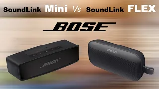 Bose SoundLink Mini 2 vs SoundLink Flex Wireless Bluetooth Portable Speaker | Compare | Difference