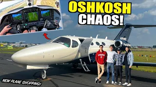 Flying The Cessna Citation VFR Into Oshkosh + New Plane Shopping!!