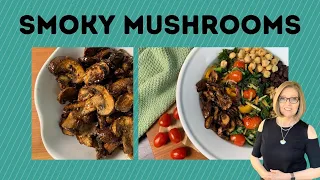 Smoky Mushrooms - from the Nutmeg Notebook Kitchen, with Tami Kramer