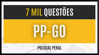 (Plataforma com 7 MIL QUESTÕES) Concurso Polícia Penal GO 2024 - Material para Policial Penal