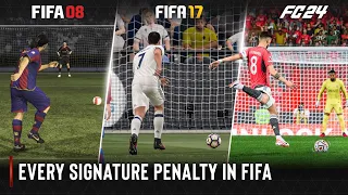 Every Signature Penalty Styles In FIFA | 2008 - 2024 |