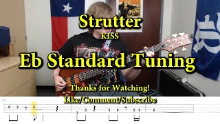 Strutter - KISS (Bass Cover with Tabs)