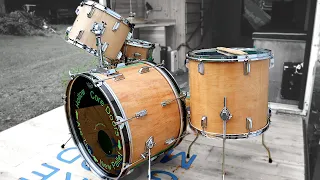 Drum Kit made from Reclaimed Closet Doors  - I've made a full band!