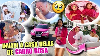 FUI DE CARRO ROSA NA CASA DE DUAS INSCRITAS e SURPREENDI ELAS COM UM DIA DE PRINCESA!! 😱👑😭