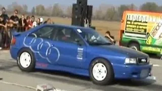 Audi S2 Coupe [9.8@123] Drag Race [1/4 Mile]