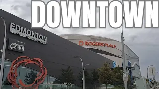 Driving Around Downtown Edmonton | Alberta Canada | maplesnaps