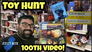 TOY HUNTING 100th Video!!! | 5 Target Store Hunt for NEW WWE, McFarlane, CLEARANCE PS5 GAMES & MORE!