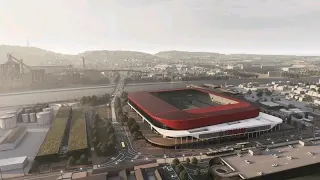 Execution of Standard de Liège stadium project on hold! / nouveau stade sclessin Maurice dufranse