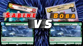Sabine Aggro vs Boba Midrange | Star Wars Unlimited Gameplay