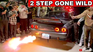 Crazy Loud R32 Skyline GTR 2 Step, Goes Brapapapa Shooting Huge Flames!