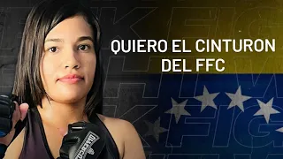 YUNEISI DUBEN RESPONDE Y REAFIRMA QUE QUIERE EL CINTURON DEL FFC #mma #perú #ffc