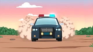 family guy peter van halen police chase and car jump
