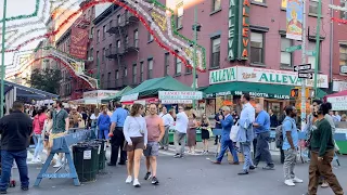 Feast Of San Gennaro 2022 Little Italy NYC Opening Day