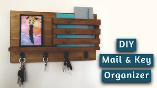 DIY Entryway Mail | How to Make Key Holder