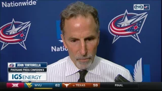 Despite short turnaround, Coach Tortorella was happy with the structure