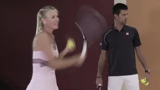 Novak Djokovic vs Maria Sharapova - The Challenge 2