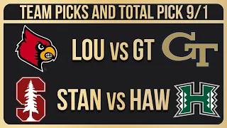 FREE College Football Picks Today 9/1/23 NCAAF Week 1 Betting Picks and Predictions