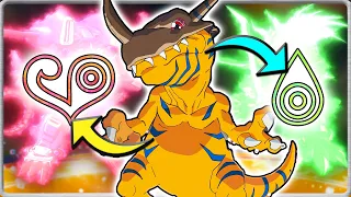 What If Greymon Digivolved With EVERY Digimon Crest?