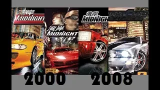 Evolution of midnight club games 2000 / 2008