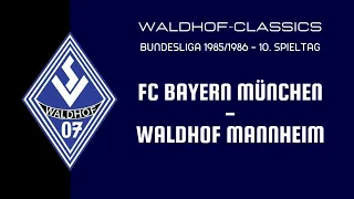 1985/86 | FC Bayern München - SV Waldhof Mannheim