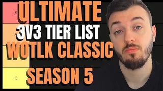 Ultimate ARENA Tier List WOTLK Classic PVP