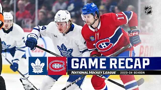 Maple Leafs @ Canadiens 4/6 | NHL Highlights 2024