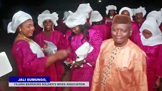 JALI SUMUNGO WITH SOLDIERS WIVES ASSOCIATION OF FAJARA BARRACKS! ( WULI BAND EXCLUSIVE)