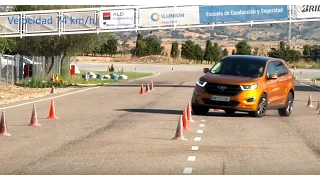 Ford Edge 2016. Maniobra de esquiva (moose test) y eslalon | km77.com