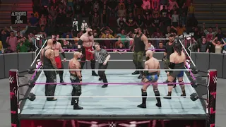 WWE 2K19 triple threat tornado elimination tag