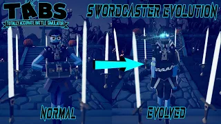 EVOLUTION OF THE SWORDCASTER - Totally Accurate Battle Simulator