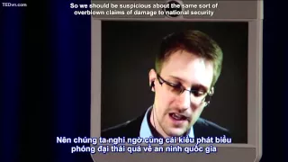 TED Vietsub Edward Snowden  Giành lại Internet