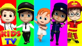 Community Helpers | Finger Family | Nursery Rhymes | Songs For Children | Baby Songs Kids Tv