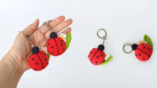 🐞🐞How to crochet a LADYBUG / Keychain amigurumi 🐞🐞