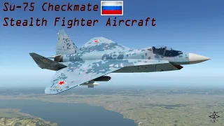 Su-75 Checkmate Stealth Fighter Aircraft pre production aircraft to be built in 2026