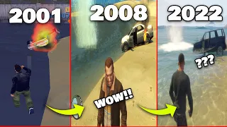 Evolution of Grenade VS Water in GTA Games ( 2001 - 2022 ) |