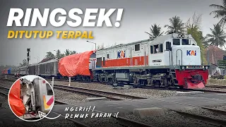 EKSTRA PELAN DAN HATI-HATI! Pengiriman Kereta Bekas Tragedi Anjlokan Argo Semeru dan Argo Wilis