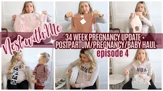 *NEW* NEST WITH ME // 34 WEEKS PREGNANT BABY GIRL HAUL + PREGNANCY/POSTPARTUM HAUL / TIFFANI BEASTON