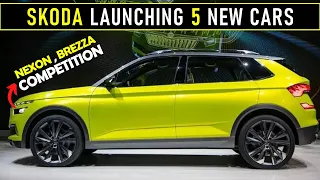 5 New Skoda Cars 2023 India Launching Final | Skoda Compact SUV India | Skoda Superb 2023